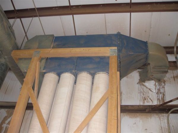 interior used dust collector