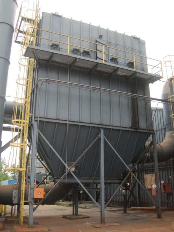 SOLD - Entech EP-10-544-D6 (50,000 CFM) Used Pulse Jet Baghouse Dust Collector-1350