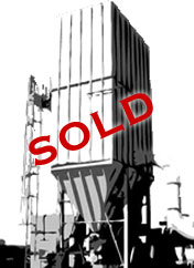 SOLD Western Pneumatics 200 (19,000 CFM) Reverse Air Baghouse Used Dust Collector-0