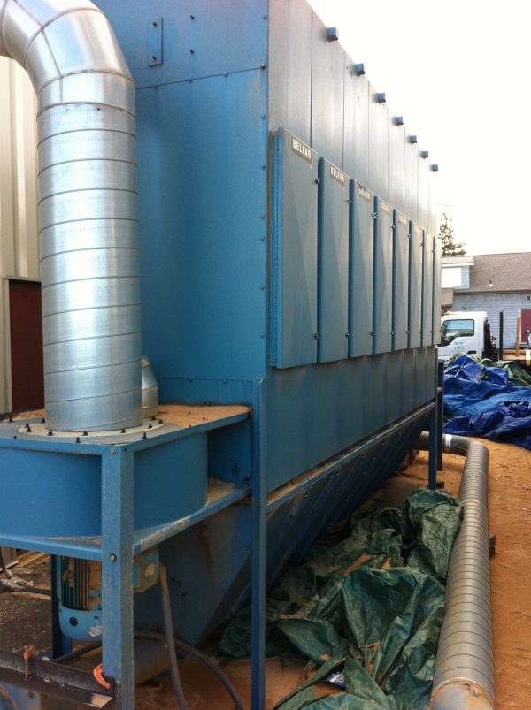 explosion doors used dust collector