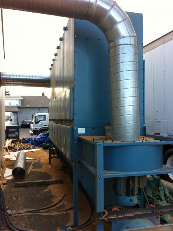 piping used dust collector