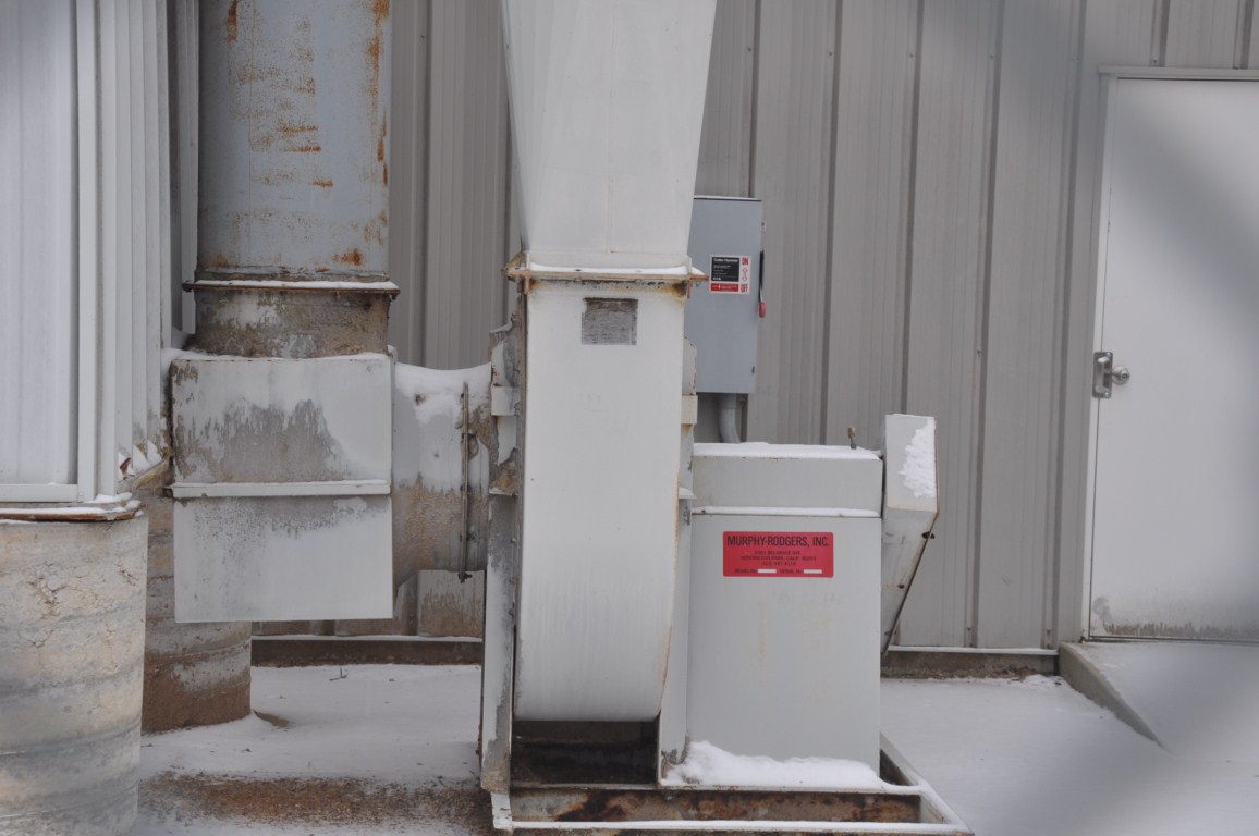 SOLD! Murphy Rodgers MRJ-SE 118-12 (11,800 CFM) Used Pulse Jet Baghouse Dust Collector-1633 SOLD! Murphy Rodgers MRJ-SE 118-12 (11,800 CFM) Used Pulse Jet Baghouse Dust Collector-1633