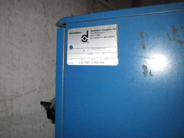 SOLD! Donaldson Torit Porta Trunk (780 CFM) Portable Fume Used Dust Collector -4257