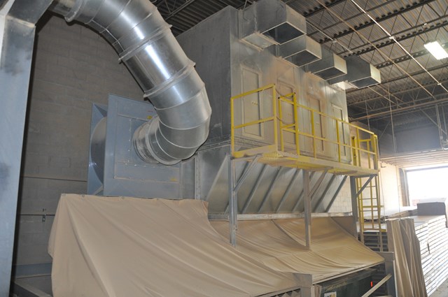 Disa CS-4M (12,000 CFM) Used Reverse Air Baghouse Dust Collector-4381 Disa CS-4M (12,000 CFM) Used Reverse Air Baghouse Dust Collector-4381