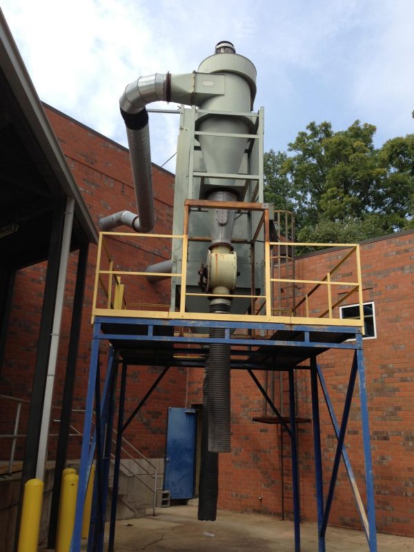 SOLD! Donaldson Torit Used 30-15 Cyclone/ FT64 Baghouse After-Filter Dust Collector-4389