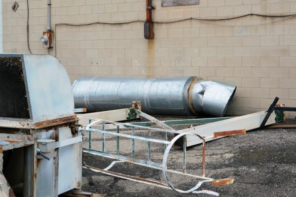 SOLD! Macdonald Steel 26 PTFU (16,700 CFM) Shaker Baghouse Used Dust Collector-4731