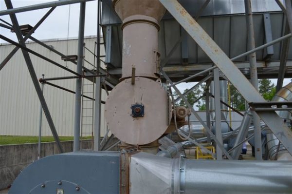 SOLD! Pneumafil 16.5 RAFII 600-10 (75,000 CFM) Reverse Air Baghouse Used Dust Collector-4733