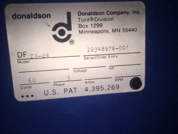 SOLD! Donaldson Torit DFT 3-24 (10,000 CFM) Used Cartridge Dust Collector-4914