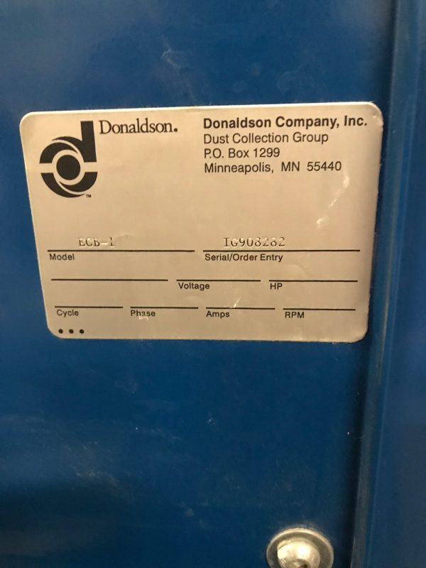 Donaldson Torit ECB-1 (4,500 CFM) Used Environmental Control Booth Module-4986