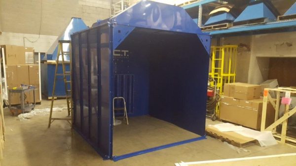 ACT ACTion Booth Enclosure 12'W x 8'H x 24'D New-5148