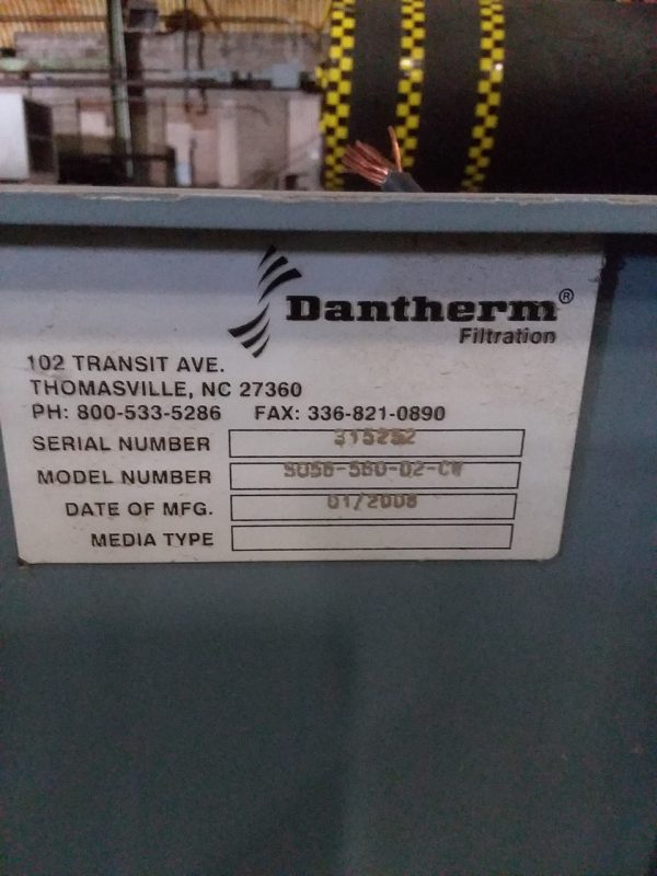 Dantherm Disa NFK-2000 (15,000 CFM) Used Baghouse Dust Collector-5258